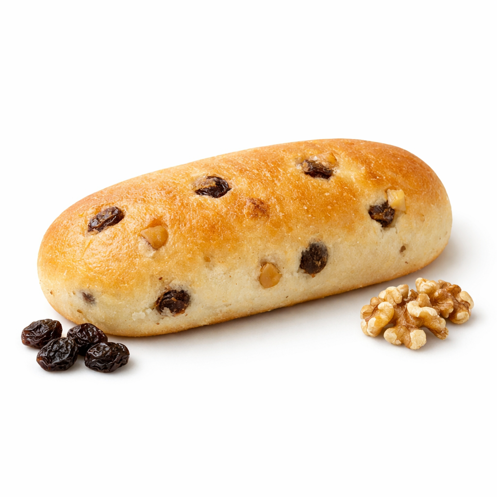 米粉ベーグル【冷凍】(レーズンとクルミ)